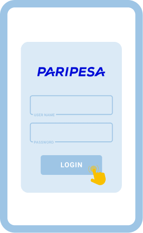 Complete the login process