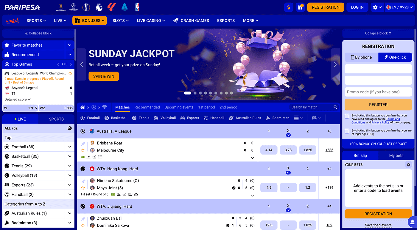 Paripesa General Info